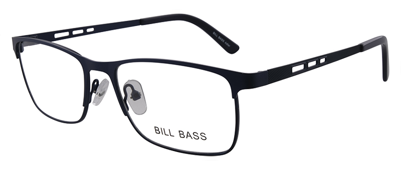 Bill Bass Black With Hole Eye Wear By G&M Eyecare