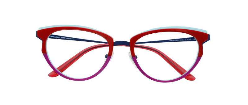 Jean Lafont Paris Red And Pink Rim Eyeglasses By G&M Eyecare