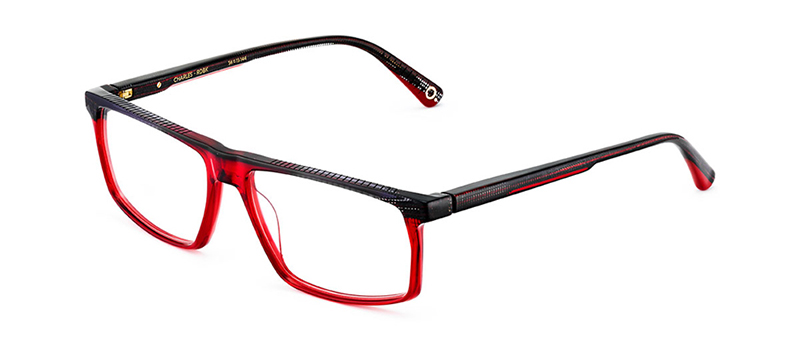 Charle Black And Red Sport Eyeglasses By G&M Eyecare