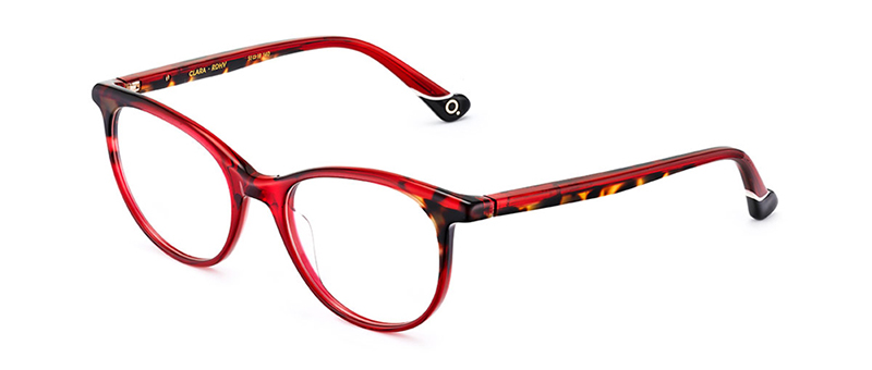 Clara Fiery Red Colored Eyeglasses By G&M Eyecare