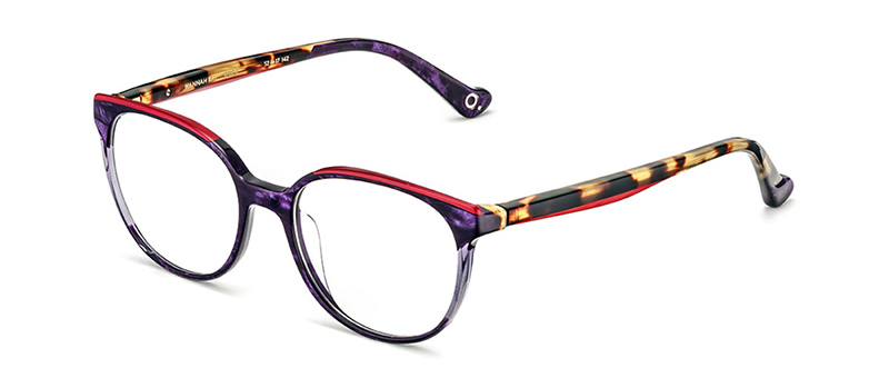 Hannah Night Purple And Red Colored Eyeglasses By G&M Eyecare