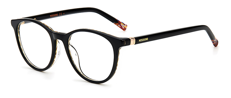 Missoni Black And Gold Frame Eyeglasses By G&M Eyecare