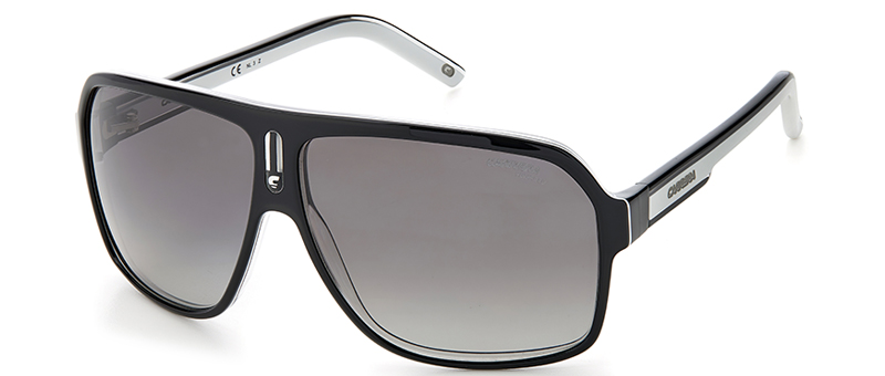Carrera Big Grey Lenses Silver Temples Sunglasses By G&M Eyecare