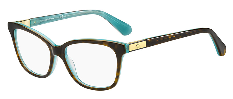 Kate Spade New York Brown And Cyan Frame Eyeglasses By G&M Eyecare