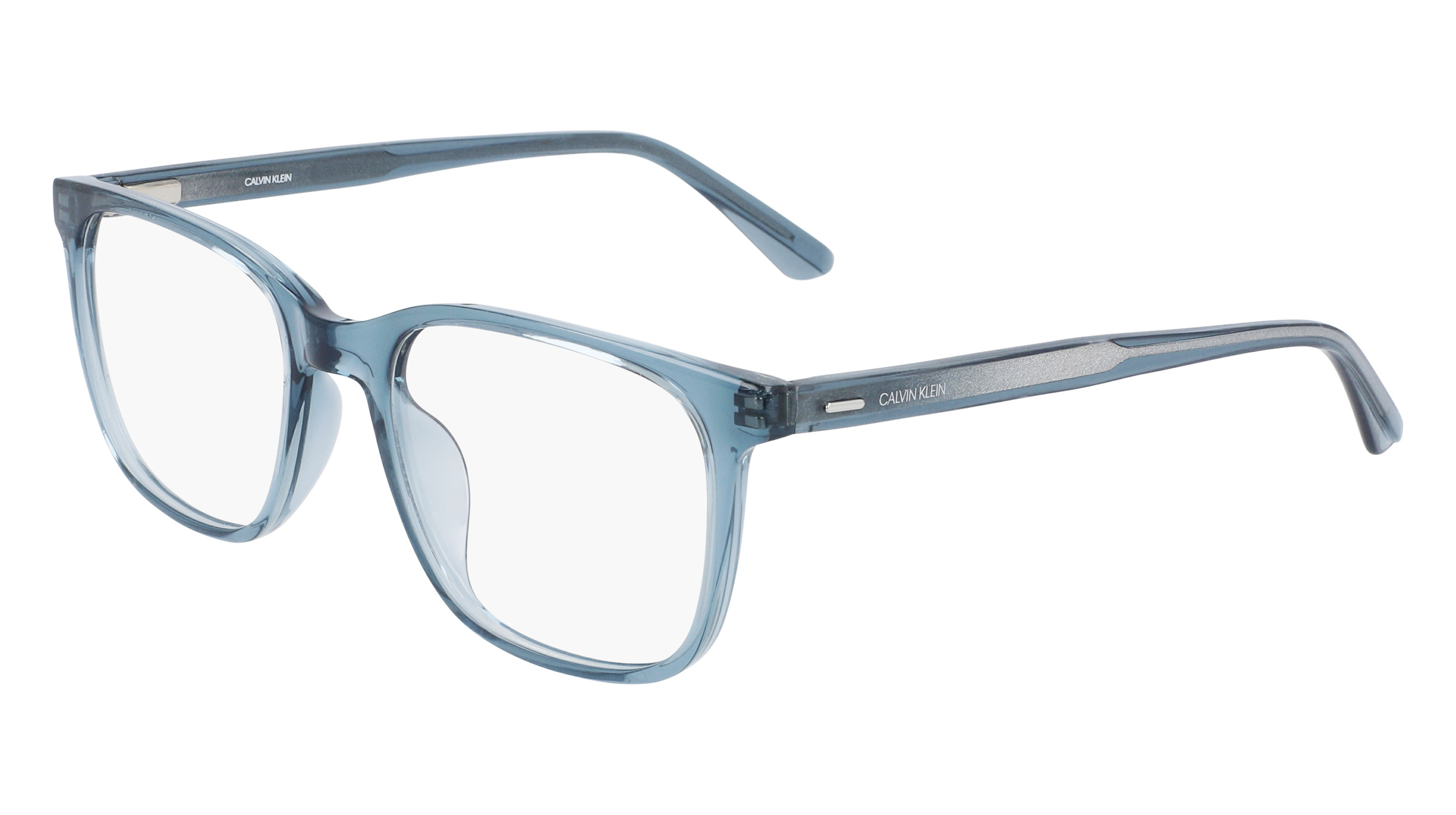 Calvin Klein Clear Blue Transparent Eyeglasses By G&M Eyecare