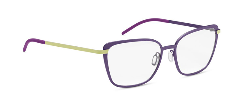 Destiny Purple And Light Green Eyeglasses By G&M Eyecare