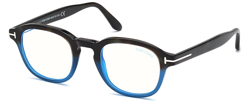 Tomford Black And Blue Frame Eyeglasses By G&M Eyecare