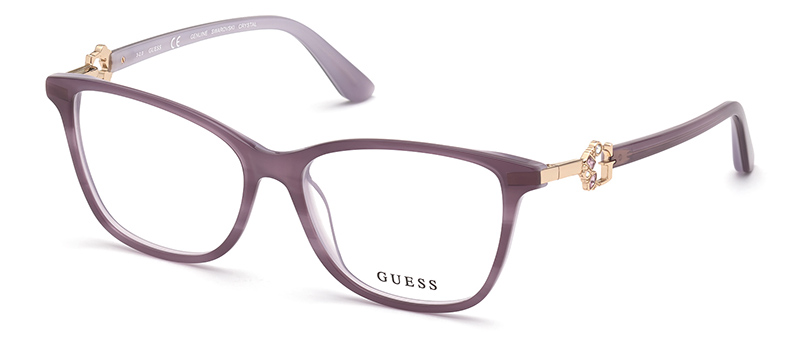 Guess Purple Frame Eyeglasses By G&M Eyecare