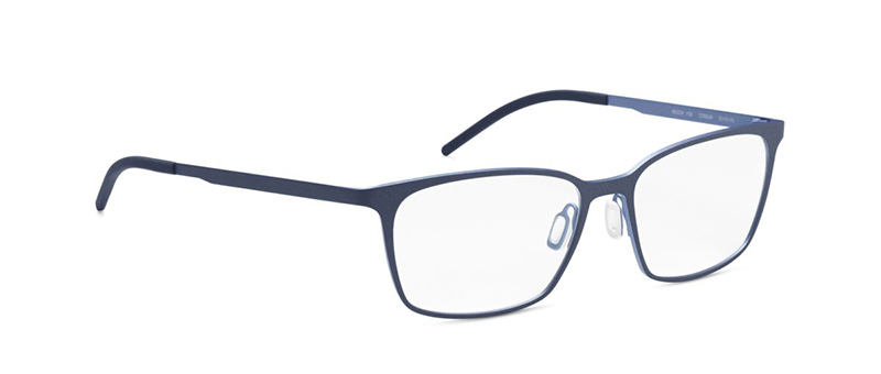 Kikuchi Navy Blue Thin Eyeglasses By G&M Eyecare