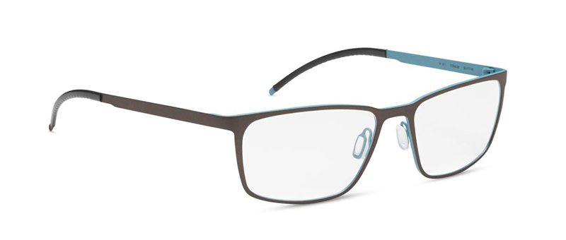 Pi Sleek Blue And Silver Eyeglasses By G&M Eyecare