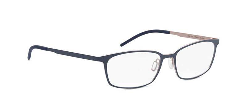 Shichi Dark Blue Rim Eyeglasses By G&M Eyecare
