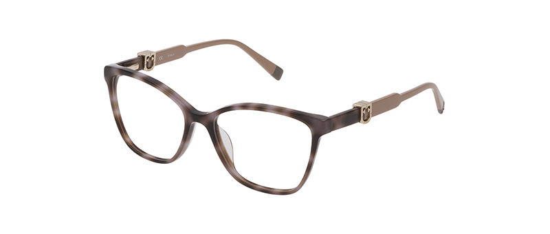 Furla Marble Design Eyeglasses With Nude Colored Tips By G&M Eyecare