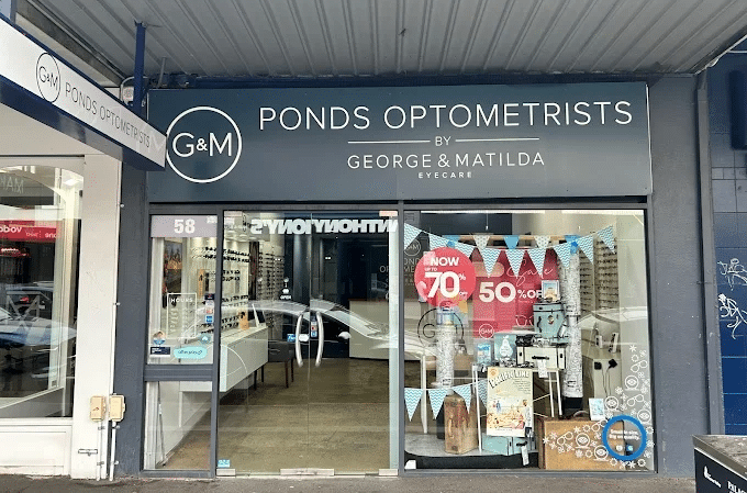 George & Matilda Eyecare for Ponds Optometrists